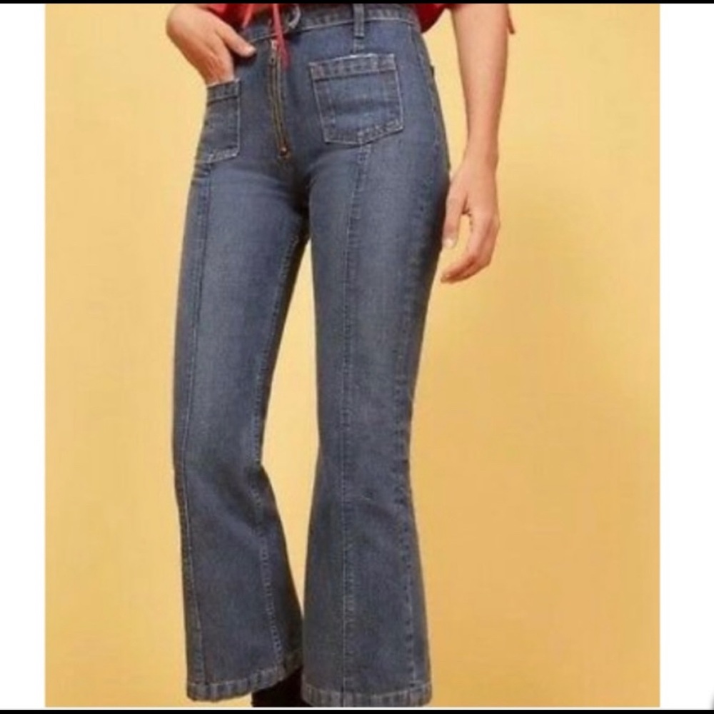 Reformation Elle High Waist Crop Jean Size 31